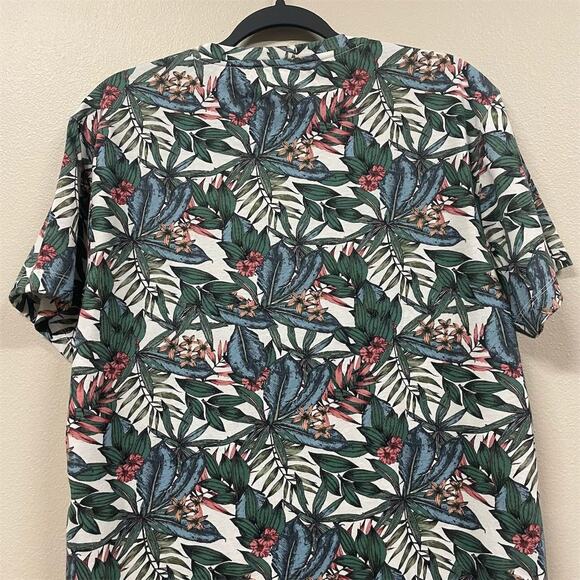 Aeropostale Men's Tropical Floral Graphic Tee Multicolor Size M - Picture 8 of 8